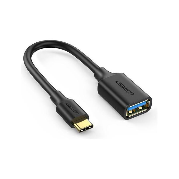 Ugreen-Cavo-Usb-0.15mt-Usb-3.2-Gen-1-Usb-C-Usb-A-Nero