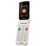Gigaset GL-590 Telefono Cellulare Bianco Tastiera Parlante Display 2.8'' Tasto Sos Dual Sim Flip