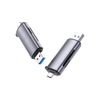 Ugreen-Lettore-di-Schede-Usb-Micro-Usb-SD-Micro-SD-Argento