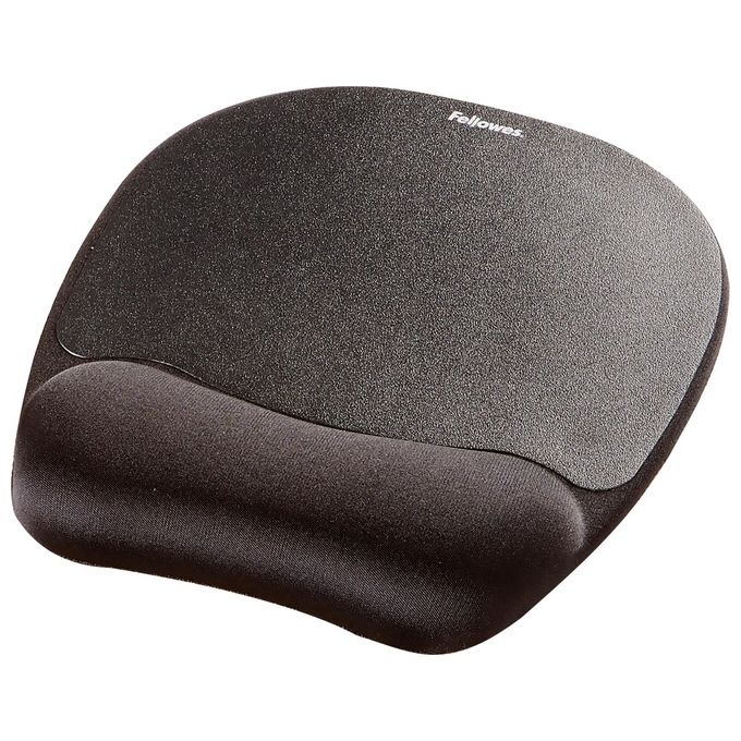Fellowes Memory Foam Poggiapolsi con Tappetino Mouse Nero