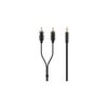 Belkin-Cavo-Audio-2mt-2-X-Rca-3.5mm-Nero