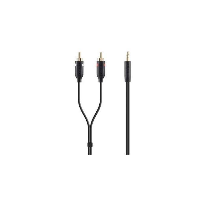Belkin-Cavo-Audio-2mt-2-X-Rca-3.5mm-Nero