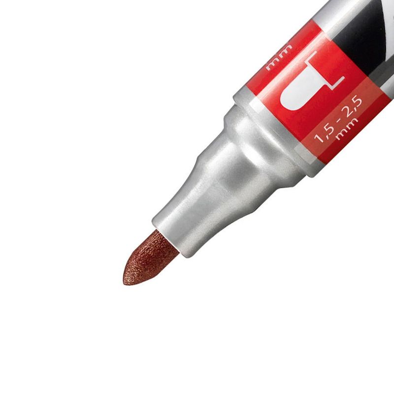 Stabilo-Confezione-10-Mark-4-All-Punta-Tonda-Rosso