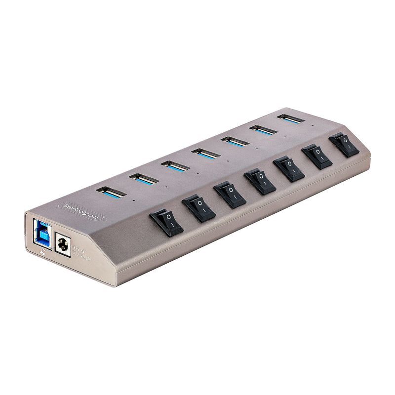 StarTech.com-Hub-USB-C-Autoalimentato-a-7-Porte-con-Interruttori-Individuali