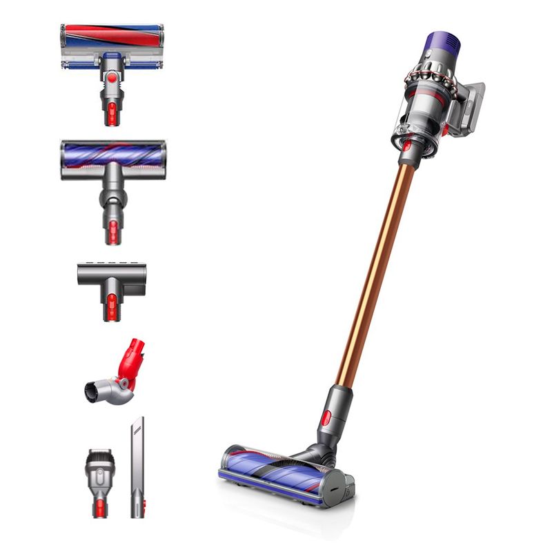 Dyson-V10-Absolute-Aspirapolvere-New-Sv27-Rame-Nichel-Senza-Sacchetto