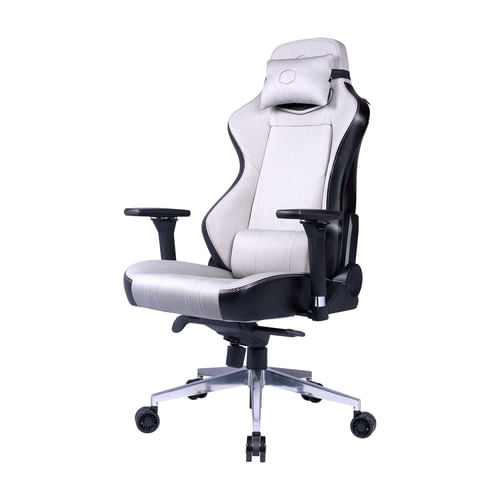 Cooler-Master-Sedia-Gaming-Caliber-X1C-Grey-Regolabile-con-Braccioli-4D-e-Cuscini-Ergonomici