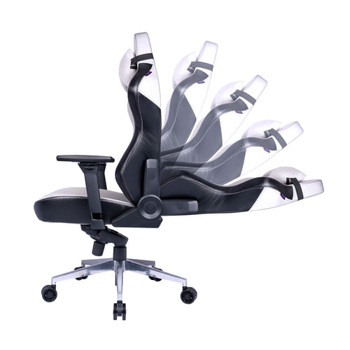 Cooler-Master-Sedia-Gaming-Caliber-X1C-Grey-Regolabile-con-Braccioli-4D-e-Cuscini-Ergonomici