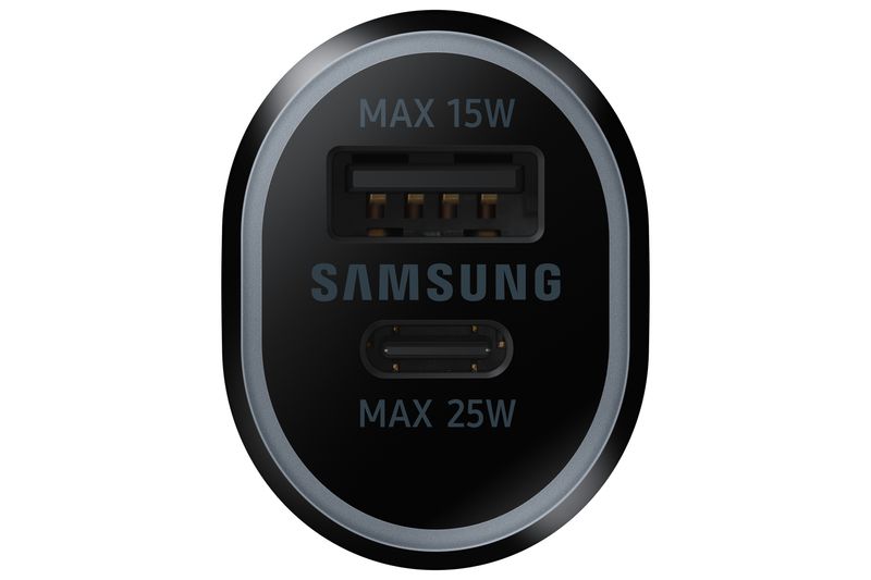 Samsung-EP-L4020-Caricatore-da-Viaggio-per-Auto-40W-2-Porte-USB-e-USB-C-Nero