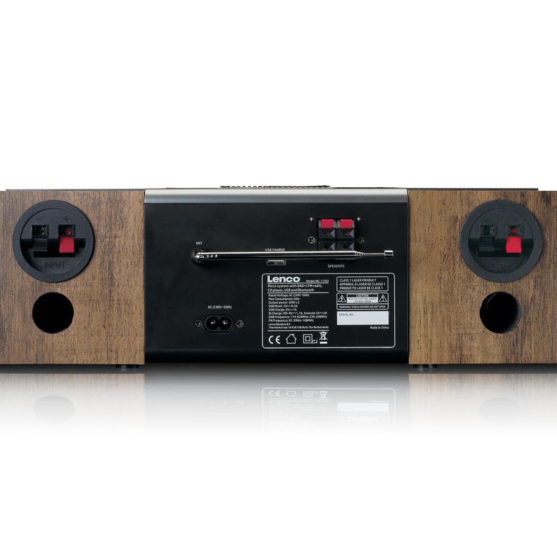Lenco-MC-175-Impianto-Compatto-Dab-e-FM-Lettore-CD-MP3-Bluetooth-2-x-USB-Caricatore-Qi-Argento