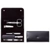 Zwilling-CLASSIC-INOX-Set-per-Manicure-e-Pedicure-Custodia-Bottone-a-Pressione-Nero-5-Pezzi