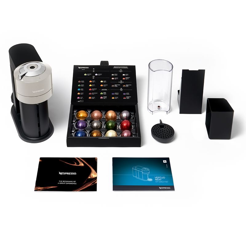 KRUPS-XN-910-B-Nespresso-Vertuo-Next-Macchina-per-Caffe--Semi-Automatica-Modello-Grigio-con-Capacita--di-1.1-Litro
