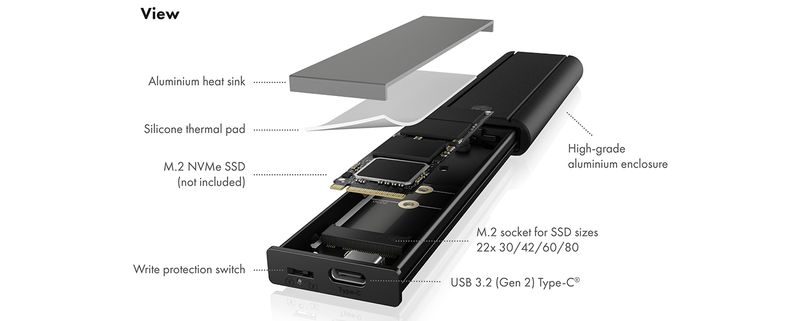 RaidSonic-ICY-BOX-IB-1807MT-C31-USB-tipo-C-M.2-NVMe-SSD