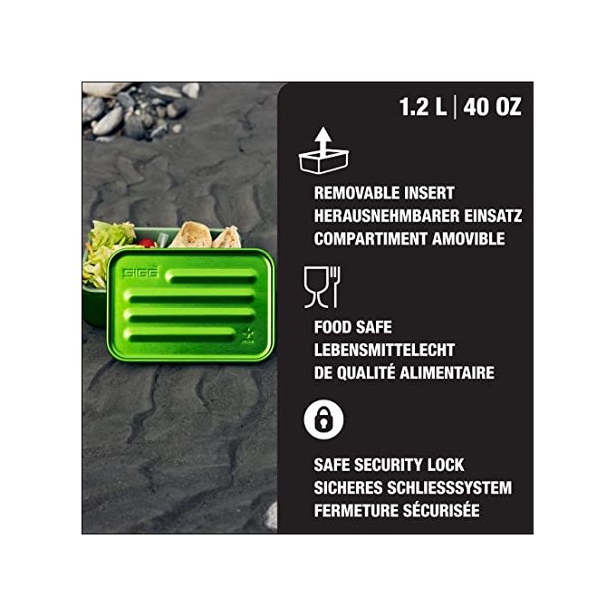 Sigg-Bottles-Metal-Box-Plus-L-Green-Lunch-Box-1.2-Litri