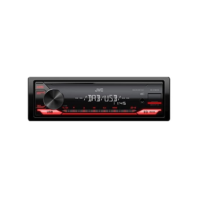 Jvc-KD-X182DB-Sintolettore-Mechaless-Dab-Tuner-Usb-e-Aux-in-Forntalino