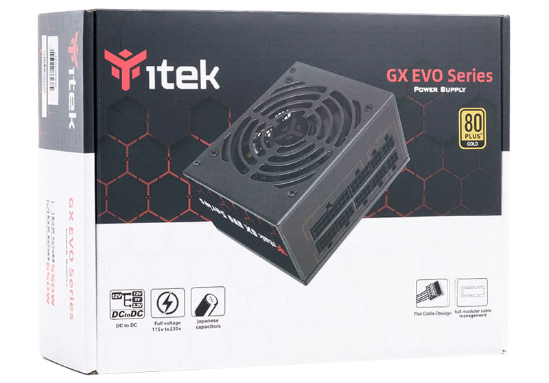 Itek-Alimentatore-GX650-EVO-SFX-650W-80Plus-Gold-Ventola-FDB-92mm