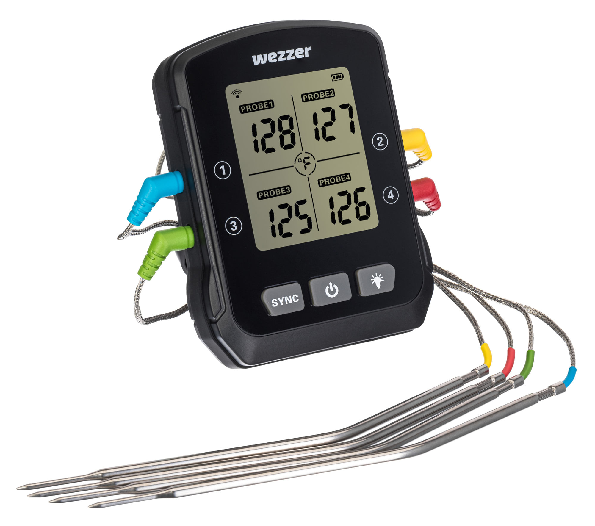 Termometro Digitale Da Cucina B-BLACK A Sonda – LCD Tascabile, Per Alimenti, Carne, Forno E BBQ
