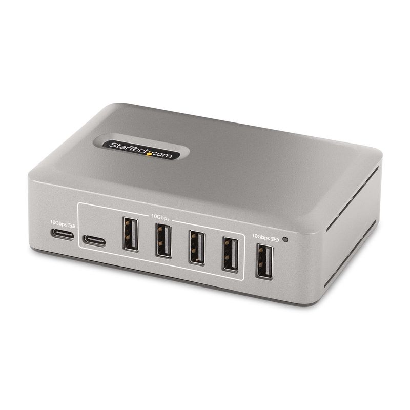 Startech.com-Hub-Usb-C-3.0-A-10-Porte-Multipresa-Usb-Type-c-con-Cavo-di-Bloccaggio-Certificato-Usb-if-da-1mt