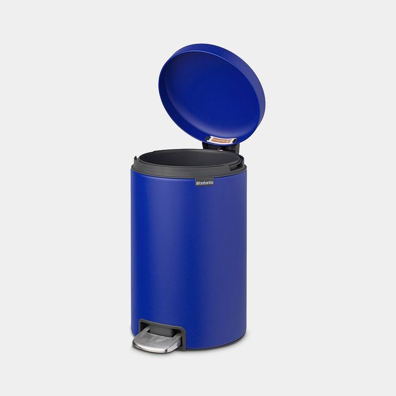 Brabantia-Pattumiera-a-Pedale-Newicon-12-Litri-Blu