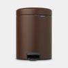 Brabantia-Pattumiera-a-Pedale-Newicon-3-Litri-Mineral-Marrone