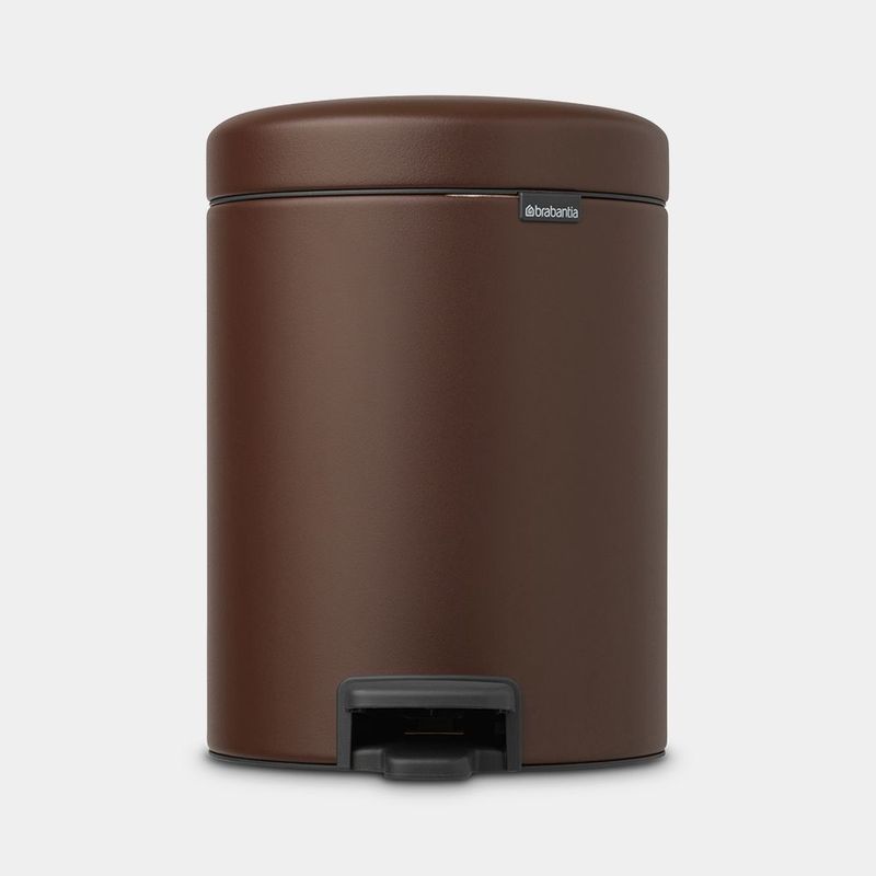 Brabantia-Pattumiera-a-Pedale-Newicon-3-Litri-Mineral-Marrone