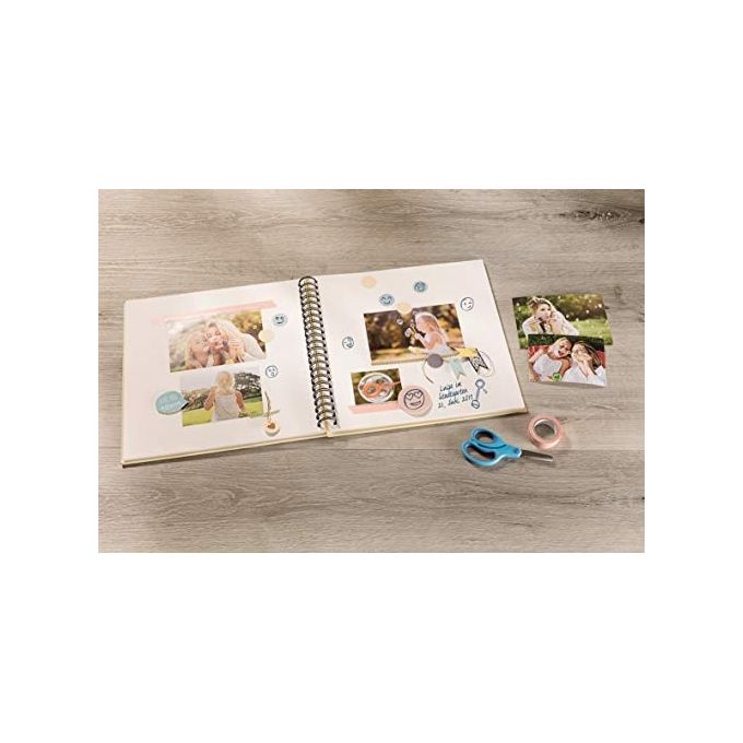 Walther-Album-Fotografico-Fun-Viola-30x30cm-50-Pagine-Bianche-a-Spirale