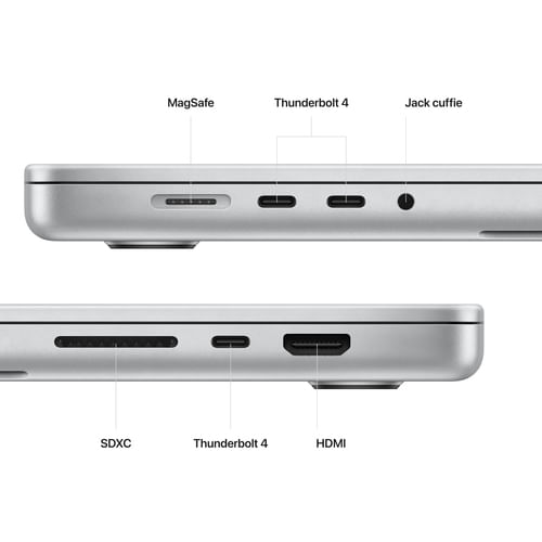 Apple-2023-MacBook-Pro-M2-Max-14---16Gb-Ram-1Tb-SSD-Argento