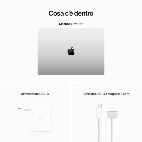 Apple-2023-MacBook-Pro-M2-Max-14---16Gb-Ram-1Tb-SSD-Argento