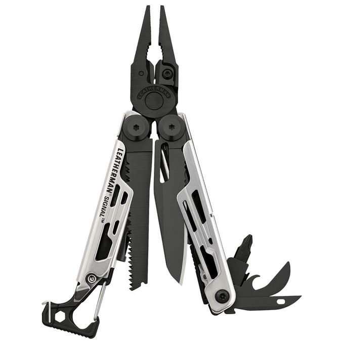 Leatherman-Utensile-Multifunzione-Signal-Nero-Argento--19x-