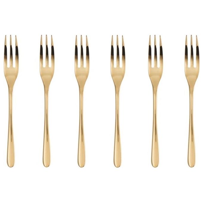 Sambonet-Taste-PVD-6-Forchette-D-Dolce-Oro-Lucido