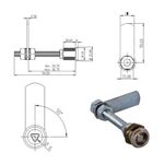 OMR 160500 Cilindro Levetta 20mm Triangolo