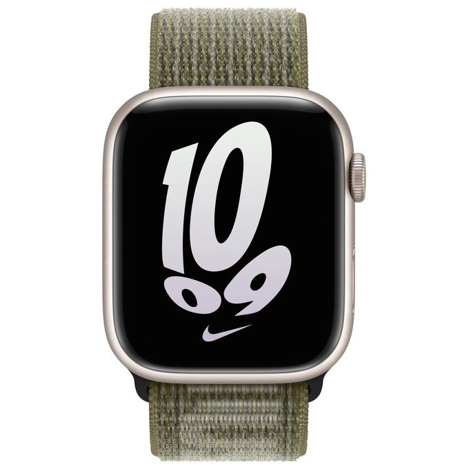 Apple-Watch-Nike-Sport-Loop-Sequoia-Pure-Platinum-45mm