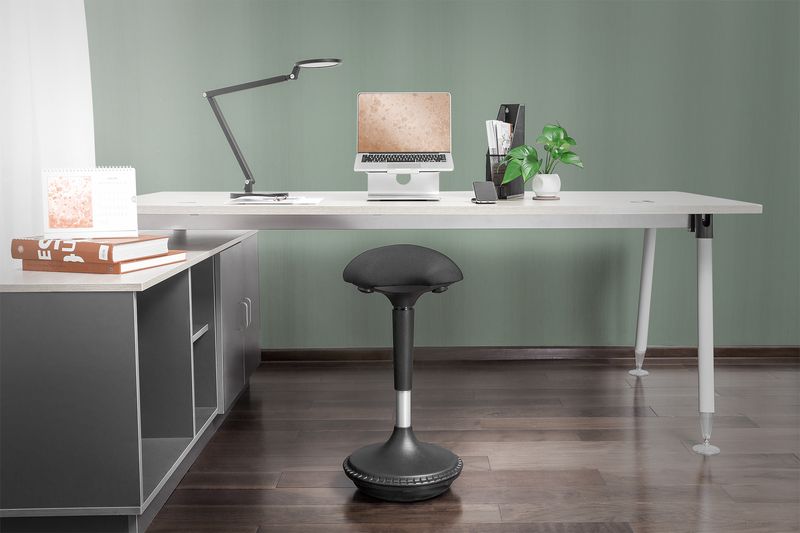 Digitus-Sgabello-Ergonomico---Sgabello-di-Appoggio-Regolabile-in-Altezza-con-Molla-a-Gas