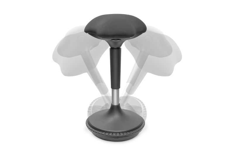 Digitus-Sgabello-Ergonomico---Sgabello-di-Appoggio-Regolabile-in-Altezza-con-Molla-a-Gas