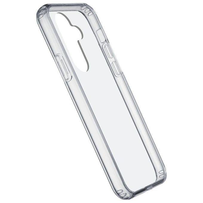 Cellular-Line-Cover-Clear-Strong-per-Galaxy-A34-5G-Custodia-rigida-con-bordi-in-gomma-Trasparente