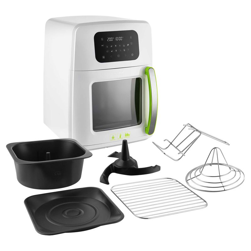Sencor-Friggitrice-ad-Aria-11-Litri-1800W-12-Programmi-con-Timer-Display-Digitale-e-Accessori