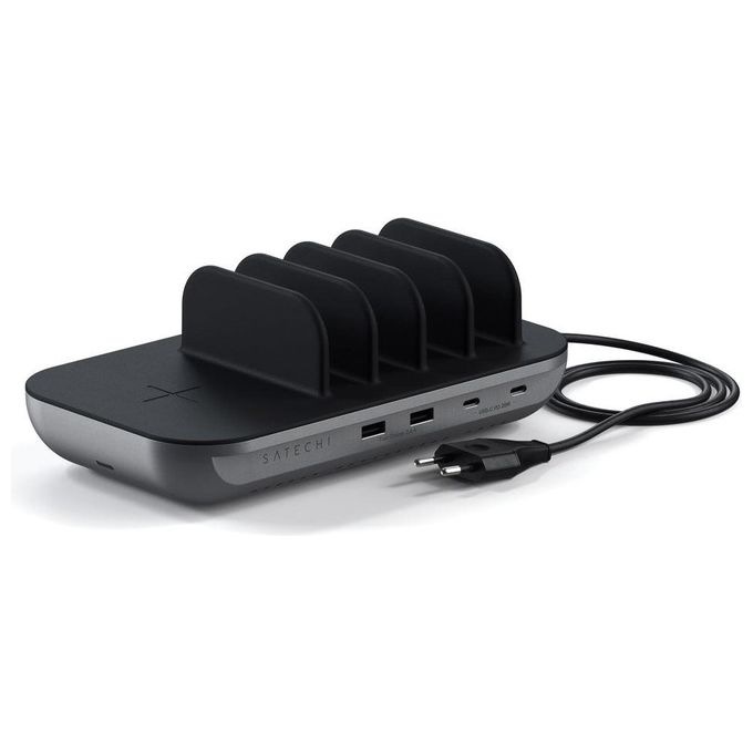 Satechi ST-WCS5PM-EU Caricabatterie per dispositivi mobili Cuffie, Smartphone, Tablet Nero