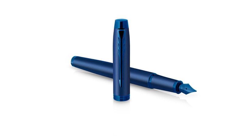 Parker-PK-Im-Monochrome-Penna-Stilografica-Blu-M