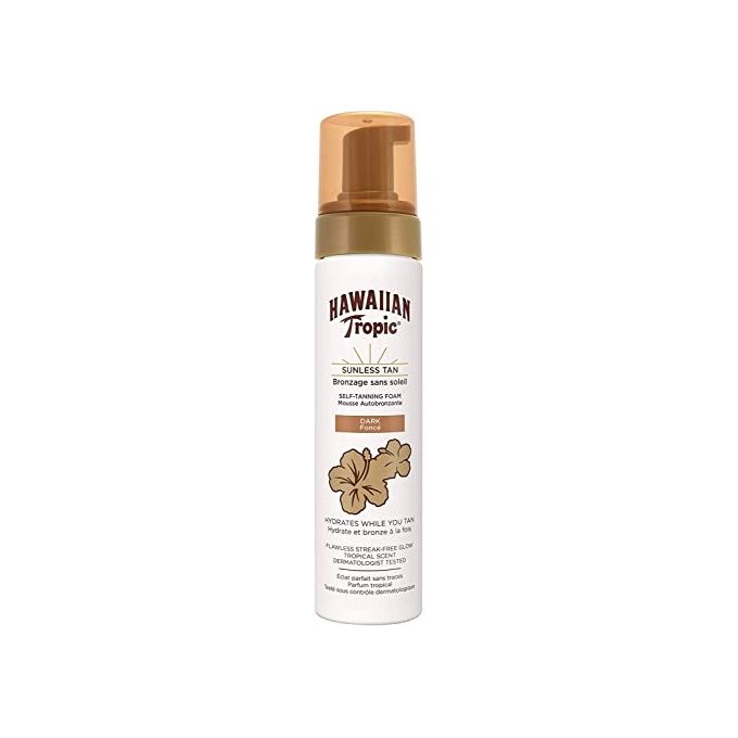 Hawaiian-Tropic-Self-Tanning-Foam-Dark-Autoabbronzante-in-Mousse-per-Pelli-Scure-Formato-200-ml-con-Aloe-Vera-e-Vitamina-E