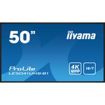 Iiyama LE5041UHS-B1 visualizzatore di messaggi Pannello piatto per segnaletica digitale 125,7 cm (49.5"