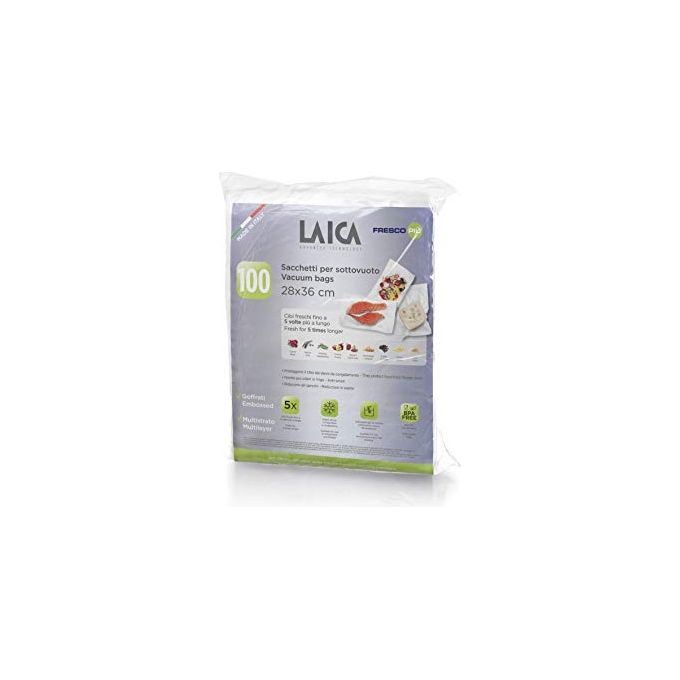 Laica-100-Sacchetti-Sottovuoto-28x36cm