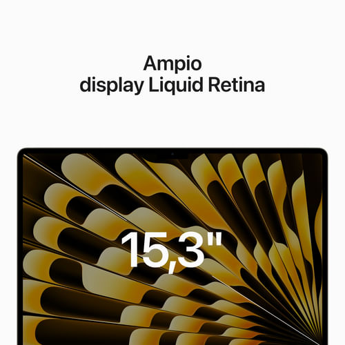 Apple-2023-MacBook-Air-M2--Display-Retina-15.3---8Gb-Ram-512Gb-Ssd-Videocamera-1080p-Galassia