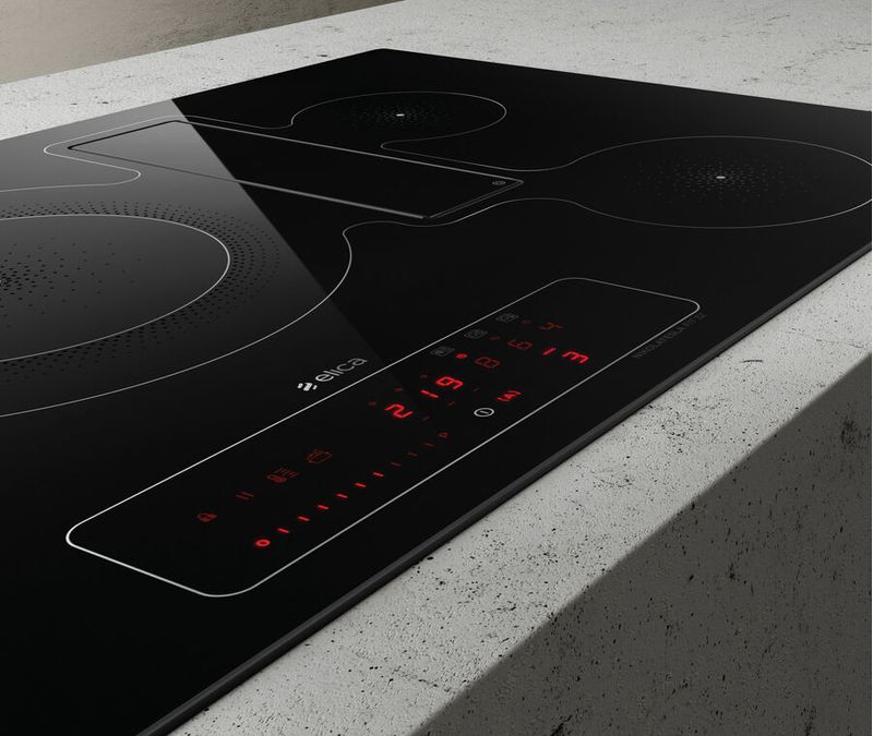 Elica-NIKOLATESLA-FIT-3Z-BL-A-60-Piano-cottura-induzione-con-cappa-integrata-cm.-60-vetro-nero