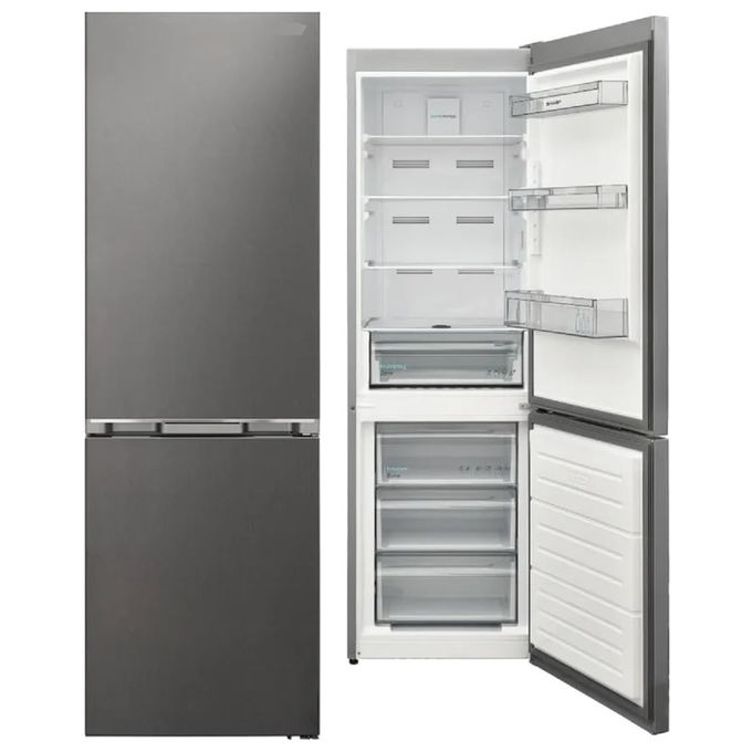 Sharp-SJ-FBA11DMXPE-Frigorifero-Combinato-Advanced-No-Frost-331-litri-Classe-E-Inox