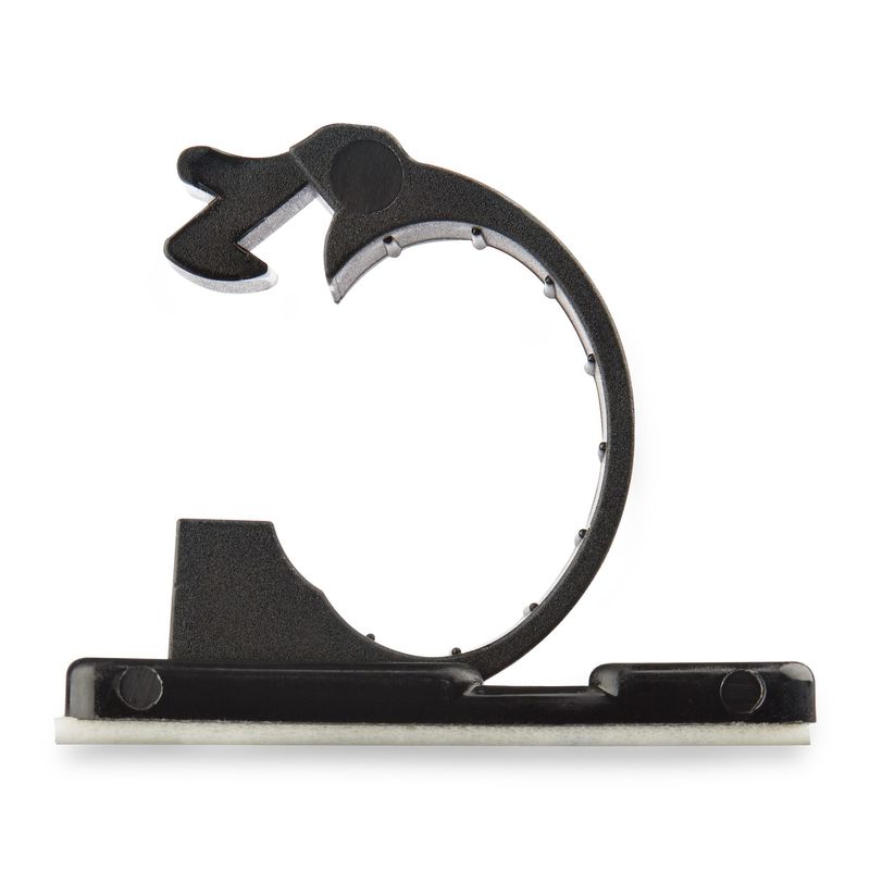 Startech.com-100-Clip-Fermacavi-Autoadesivi-Nero