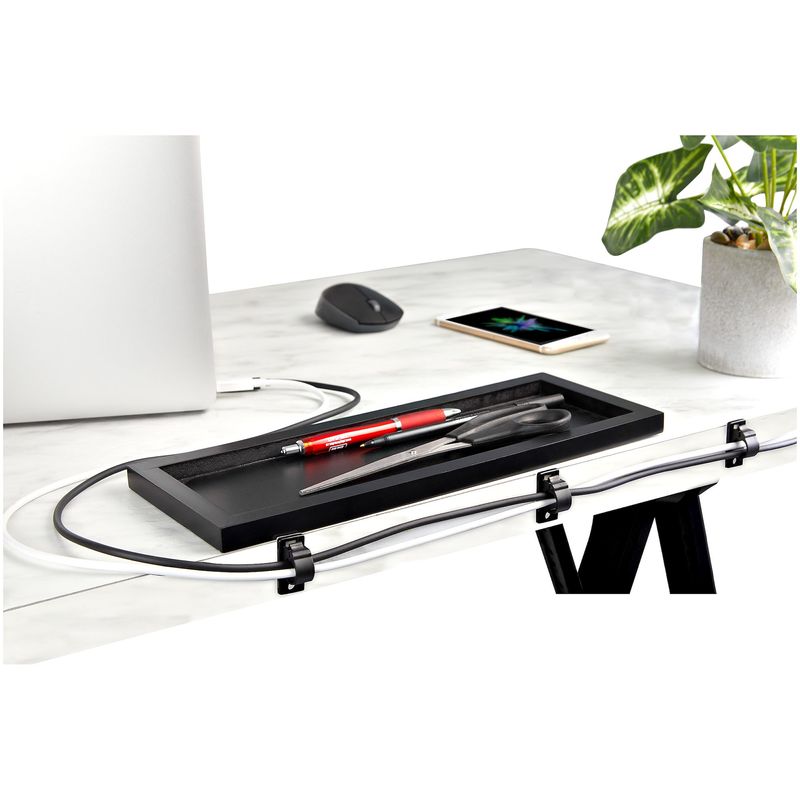 Startech.com-100-Clip-Fermacavi-Autoadesivi-Nero