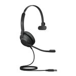 Jabra Evolve2 30 Auricolare Cablato a Padiglione Ufficio USB tipo A Nero Mono per Comunicazioni Chiare e Comfort