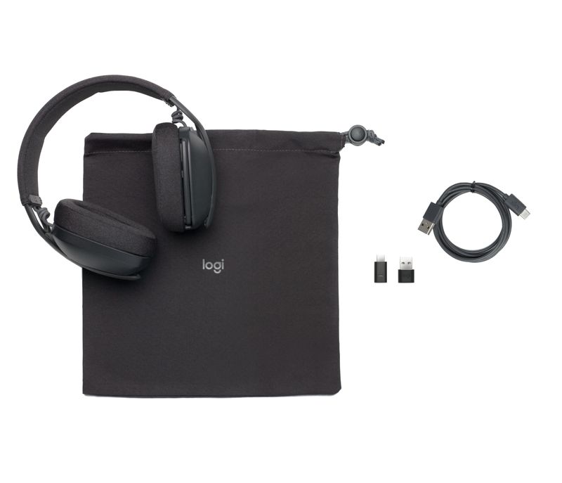 Logitech-Zone-Vibe-Auricolare-Wireless-A-Padiglione-Musica-e-Chiamate-Bluetooth-Grafite