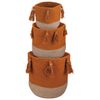 Set-3-cestini-multiuso-in-cotone-e-juta-con-nappine-marrone-e-senape-Natural