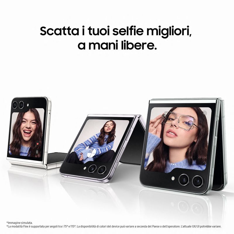 Samsung-Galaxy-Z-Flip5-5G-8Gb-256Gb-3.4---6.7---Amoled-120Hz-Dual-Sim-Cream-Italia