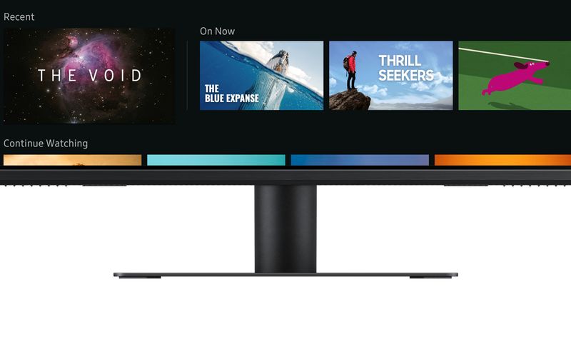 Smart-Monitor-M7--S43BM700--Flat-43---3840x2160--UHD-4K--Piattaforma-Smart-TV--Amazon-Video-Netflix--Airplay-Mirroring-Office-365-Wireless-Dex-Casse-Integrate-WiFi-HDMI-USB-Type-C